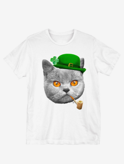 st patrick's day kitty